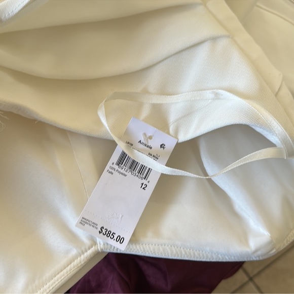 AMSALE bow back strapless bridal dress FINAL PRICE NO OFFERS - Picture 10 of 11